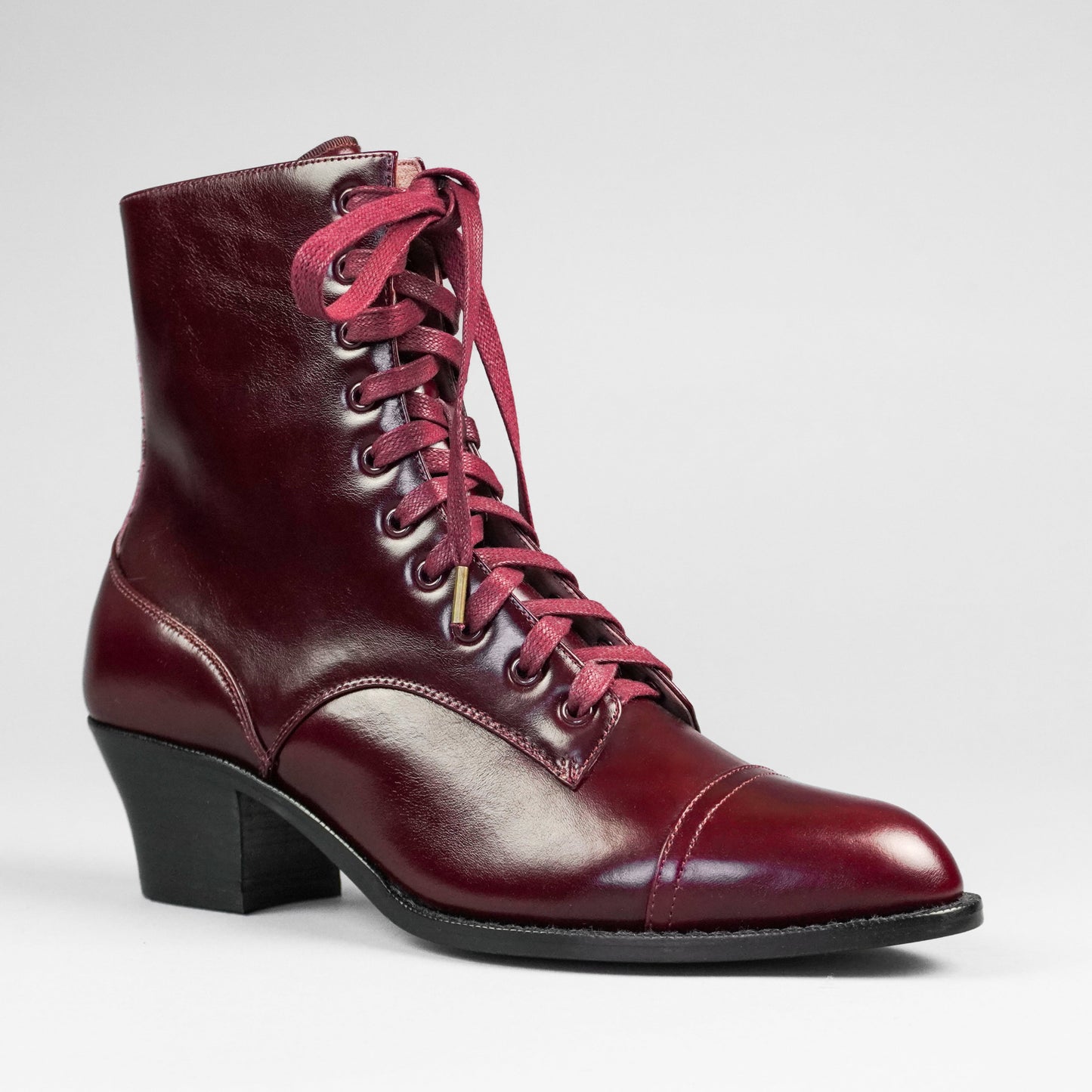 Paris Boots Wide (Burgundy)