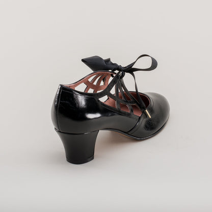 Parker Vintage Spiderweb Pumps (Black)