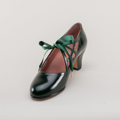 Parker Vintage Spiderweb Pumps (Green)