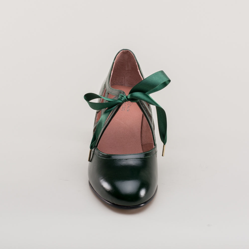 Parker Vintage Spiderweb Pumps (Green)
