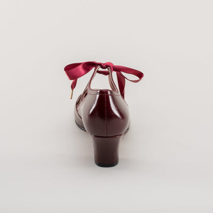 Parker Vintage Spiderweb Pumps (Merlot)