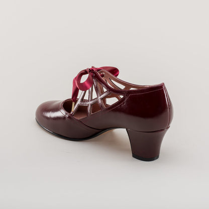Parker Vintage Spiderweb Pumps (Merlot)
