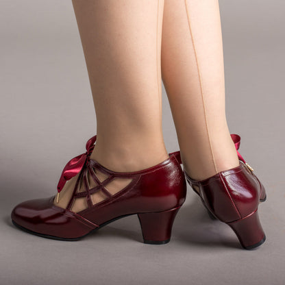 Parker Vintage Spiderweb Pumps (Merlot)