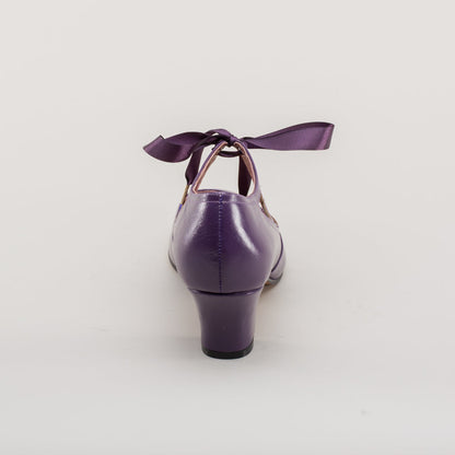 Parker Vintage Spiderweb Pumps (Purple)