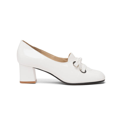 Pattie 1960s Shoes Wide (White)