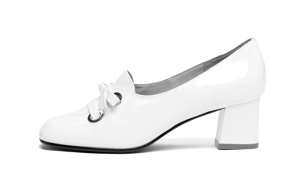 Pattie 1960s Shoes (White)