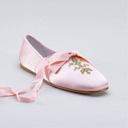 Penelope Regency Slippers (Ballet Pink)