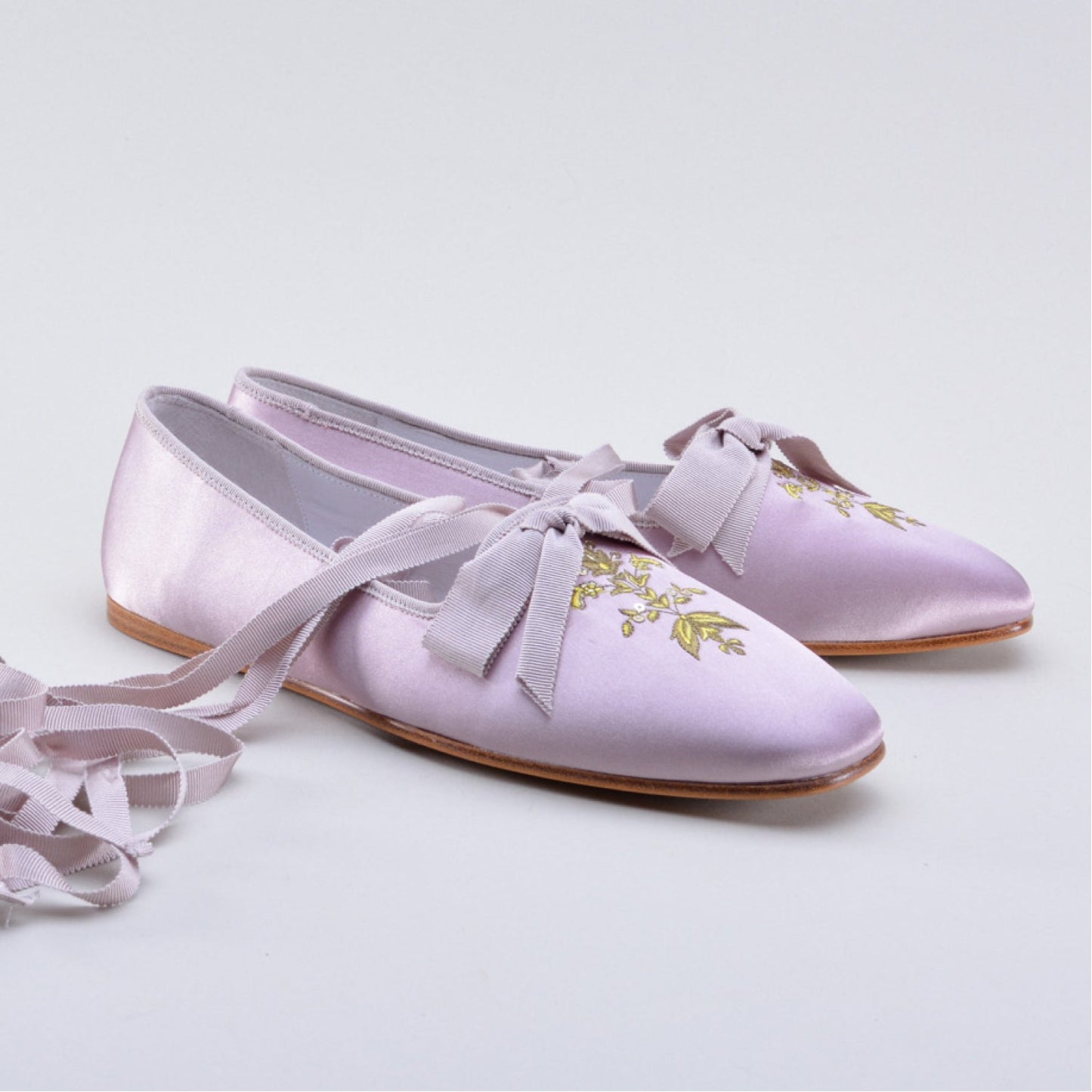 Penelope Regency Slippers (Light Purple)