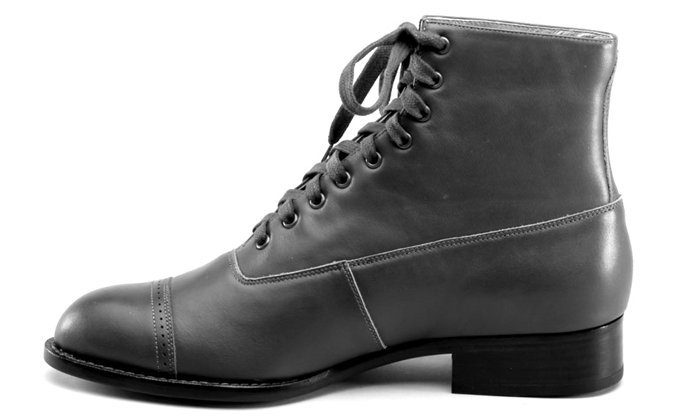 Rainey Vintage Lace-Up Boots (Blue)