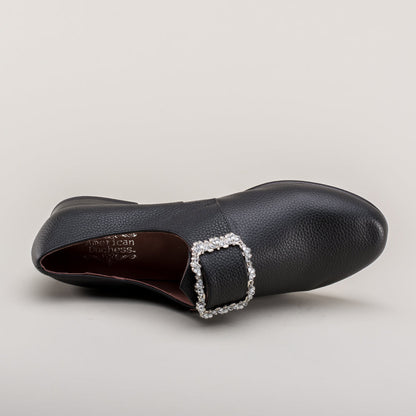 Schuyler 18th Century Shoes (Black)