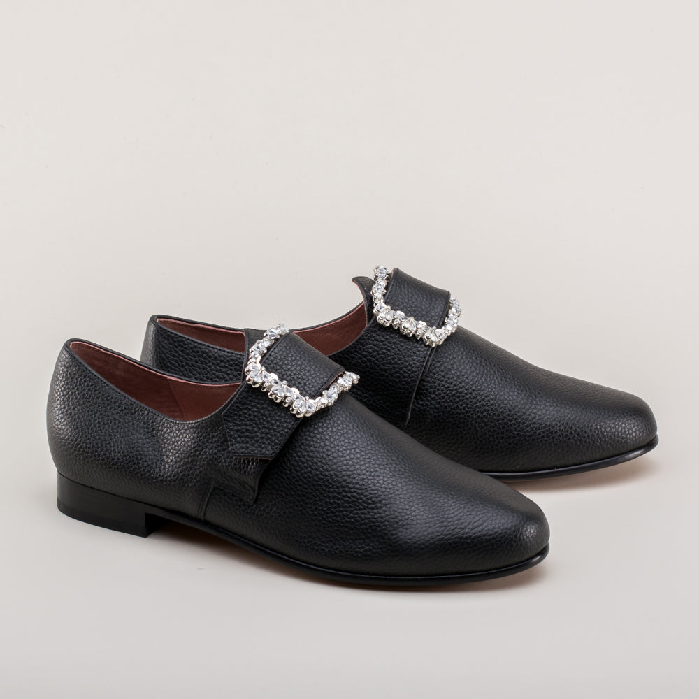 Schuyler 18th Century Shoes (Black)