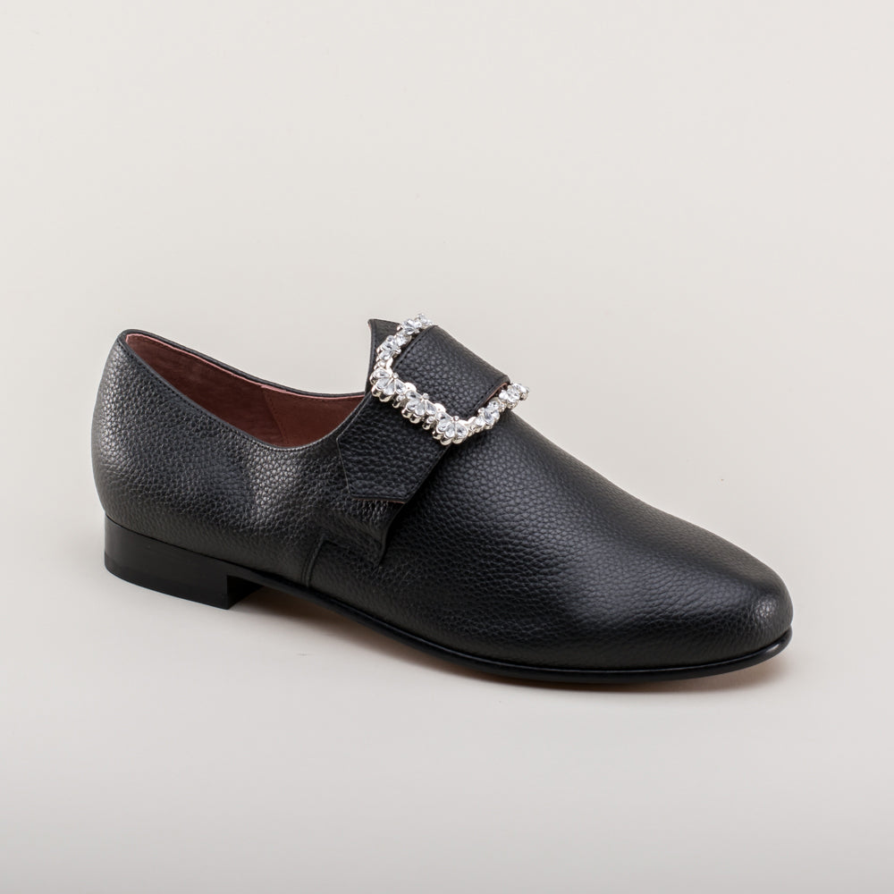 Schuyler 18th Century Shoes (Black)
