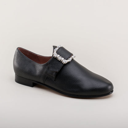 Schuyler 18th Century Shoes (Black)