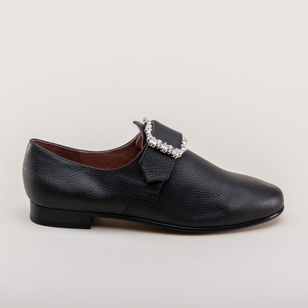 Schuyler 18th Century Shoes (Black)
