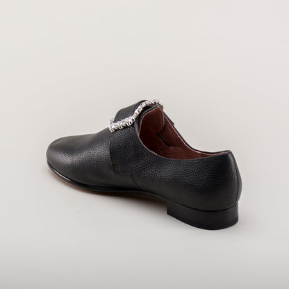 Schuyler 18th Century Shoes (Black)