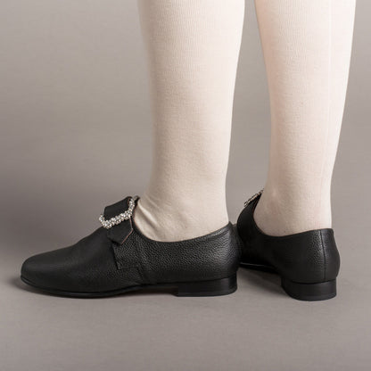 Schuyler 18th Century Shoes (Black)