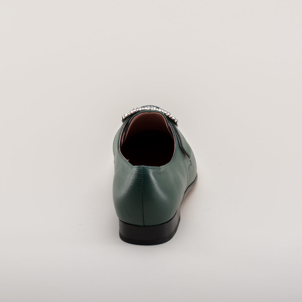 Schuyler 18th Century Shoes (Green)