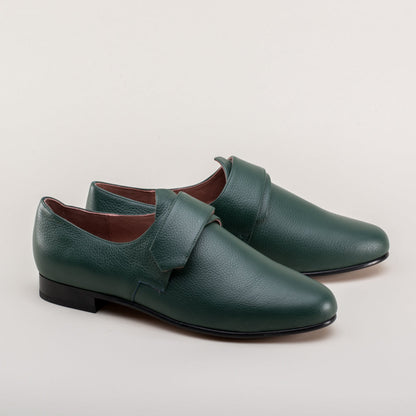 Schuyler 18th Century Shoes (Green)