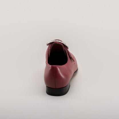 Schuyler 18th Century Shoes (Oxblood)