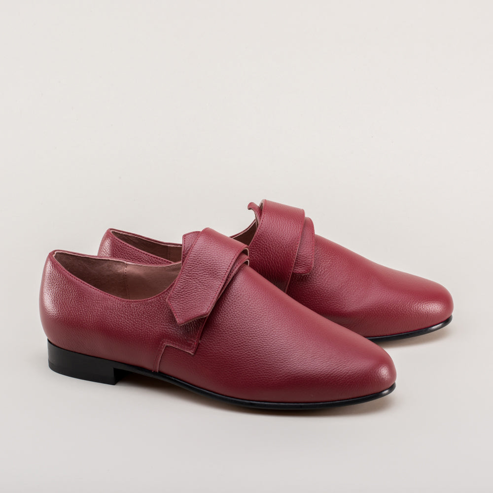 Schuyler 18th Century Shoes (Oxblood)