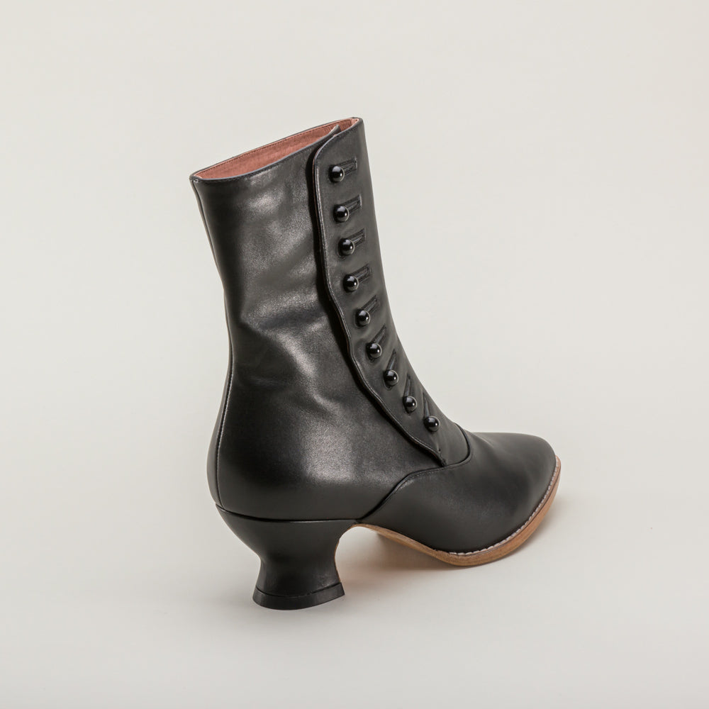Tavistock Victorian Button Boots (Black)