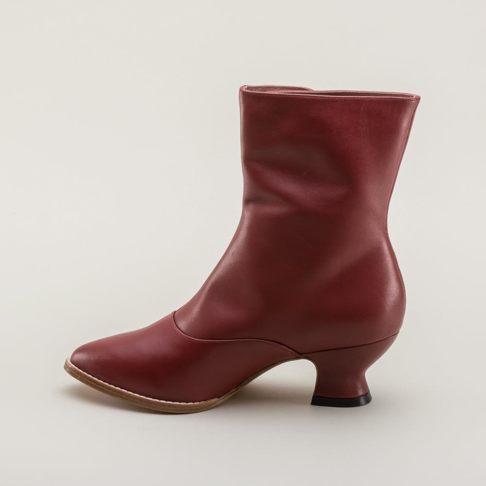 Tavistock Victorian Button Boots (Oxblood)