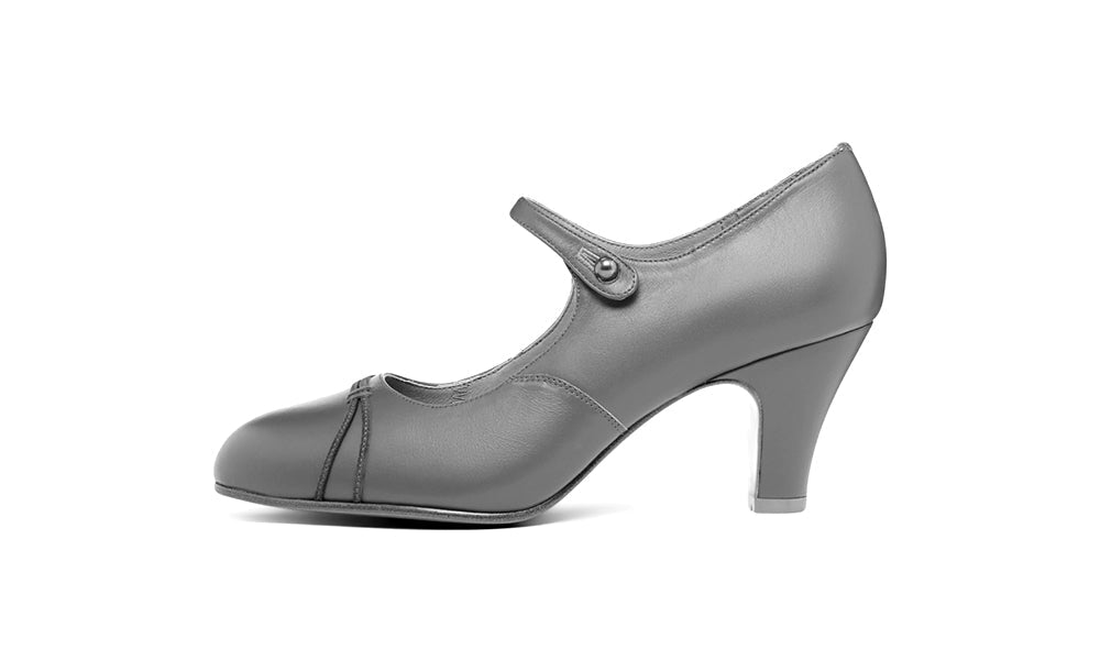 PRE-ORDER Vera 1920s Bar Shoes Wide (Caramel)